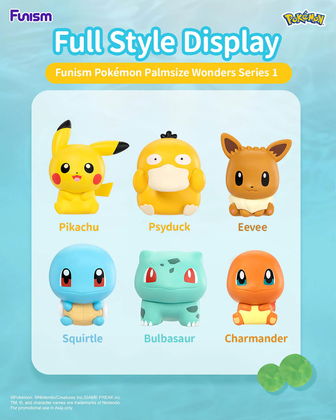 Funism x Pokémon Palmsize Wonders Series 1 Figures