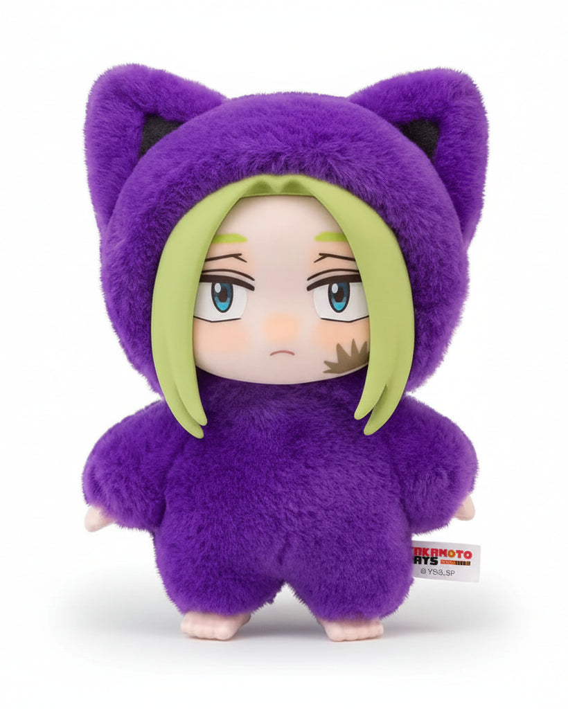 EAKI Sakamoto Days Cat Ear Vinyl Plush Toy Blind Box