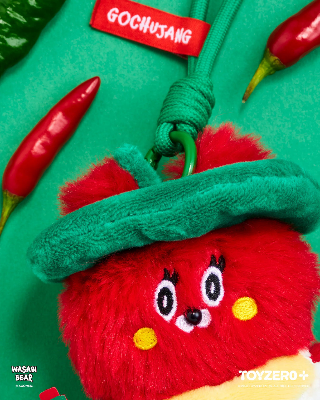 Wasabi Bear Flavor Series Plush Keychain Blind Box