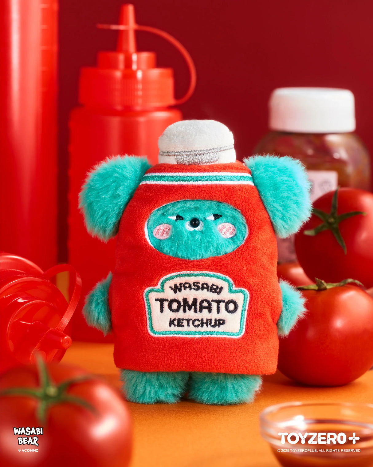 Wasabi Bear Flavor Series Plush Keychain Blind Box