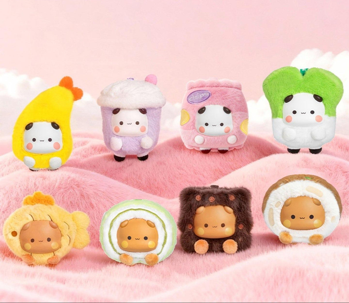 Yier and Bubu Cute Couple Soft Plush Pendant Blind Box