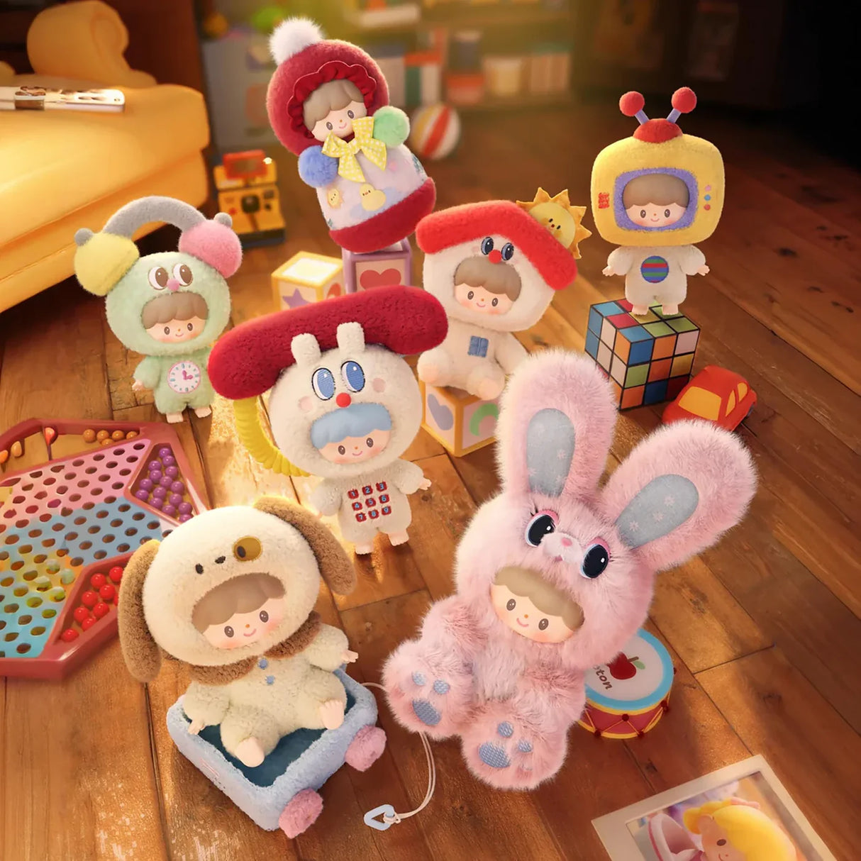 Finding Unicorn zZoton Happy Childhood Series Keychain Blind Box