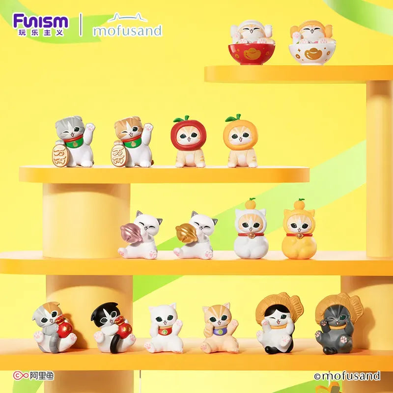 MOFUSAND Fortune Neko Series mini figures lineup