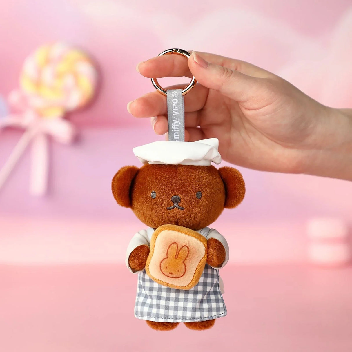 VIPO x Miffy Bakery Series plush keychain product image 4