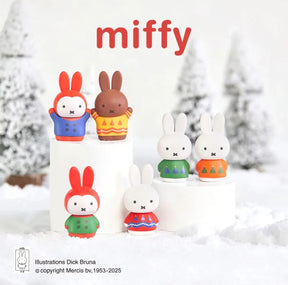 Miffy Winter Christmas Series Mini Figures Blind Box six-design lineup