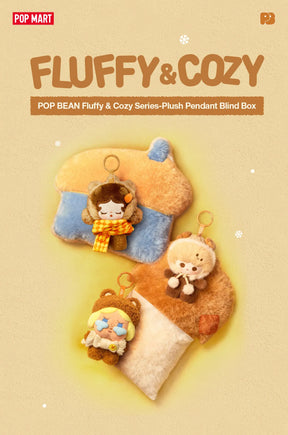 POP BEAN Fluffy & Cozy Series Plush Pendant Blind Box - main product image
