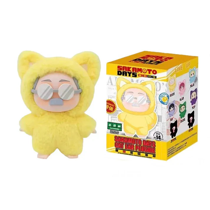 EAKI Sakamoto Days Cat Ear Vinyl Plush Toy Blind Box