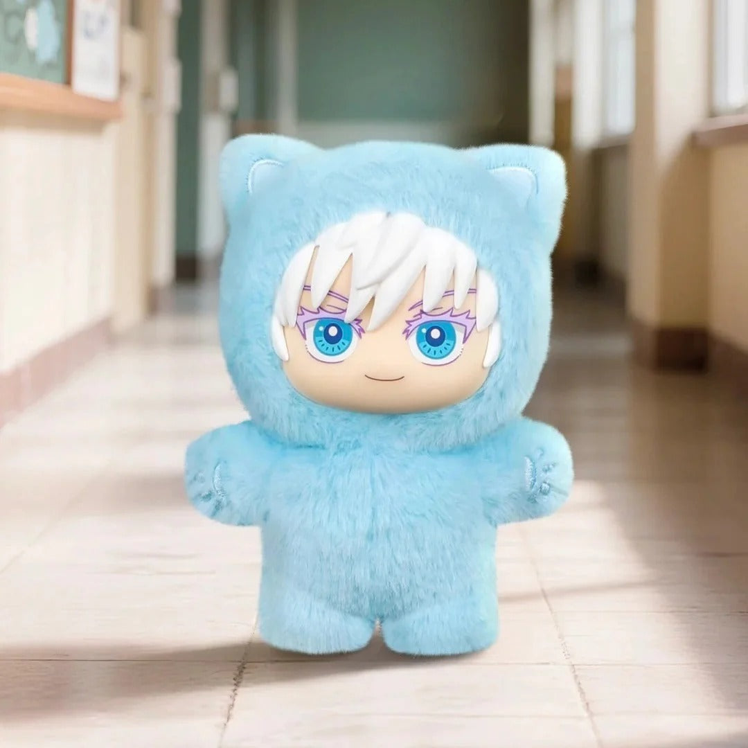 TOP TOY - Jujutsu Kaisen Cat Ear Plush Keychains Blind Box Gojo Satoru Secret