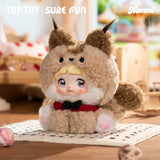 TOP TOY x SURE FUN Nommi Sitting Zoo Series Vinyl Plush Doll Keychain Blind Box