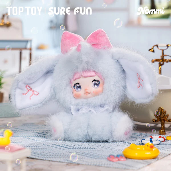TOP TOY x SURE FUN Nommi Sitting Zoo Series Vinyl Plush Doll Keychain Blind Box