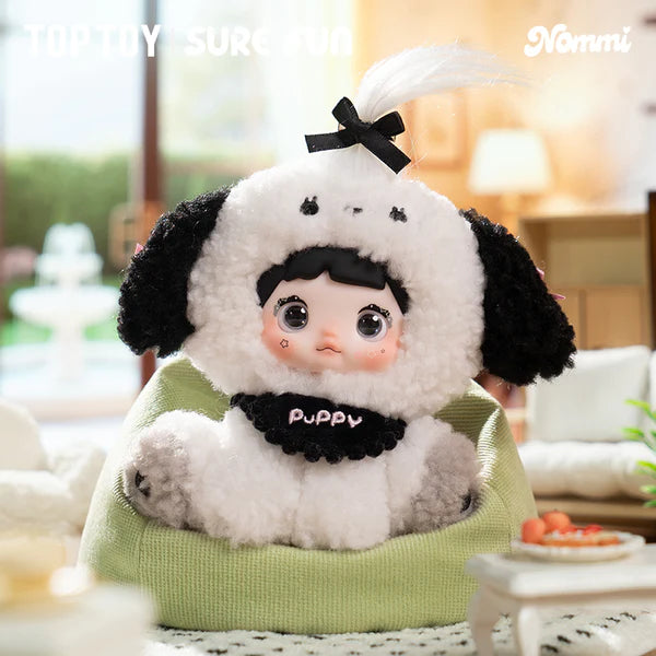 TOP TOY x SURE FUN Nommi Sitting Zoo Series Vinyl Plush Doll Keychain Blind Box