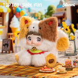 TOP TOY x SURE FUN Nommi Sitting Zoo Series Vinyl Plush Doll Keychain Blind Box