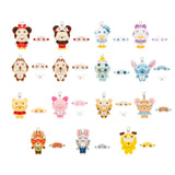 TOP TOY x Disney Squinting Sleepwear Series Plush Keychains Blind Box