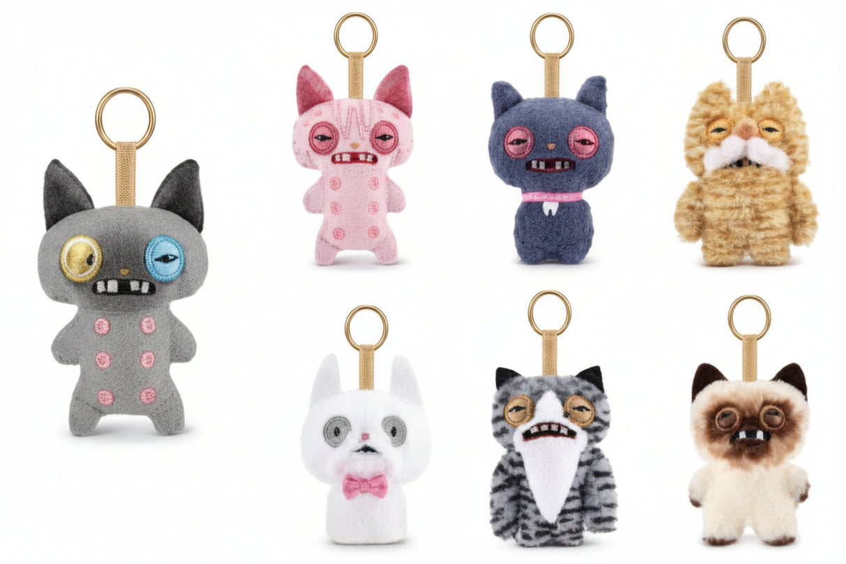 Zuru Fuggler x Alley Cats Edition Plush Pendant Blind Box
