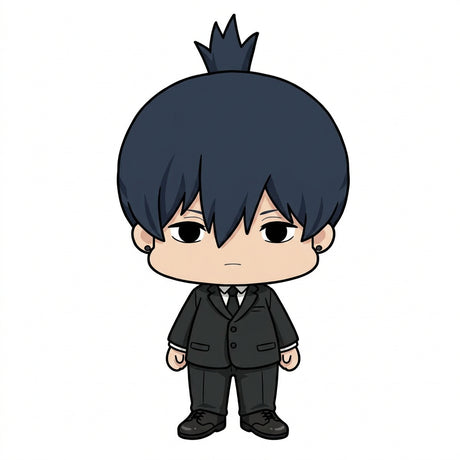 Aki Hayakawa mini figure from the MegaHouse Chainsaw Man Chokorin Collection