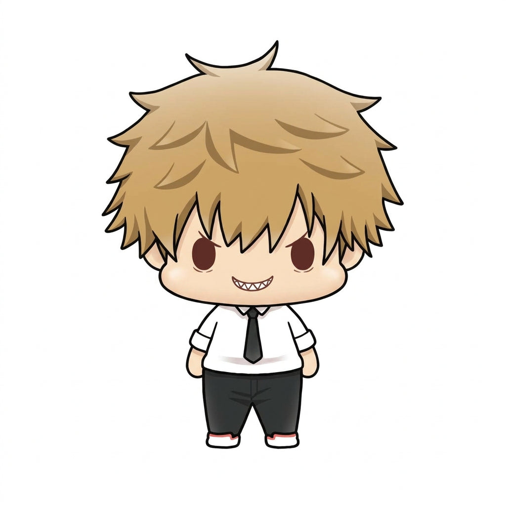 Denji mini figure from the MegaHouse Chainsaw Man Chokorin Collection