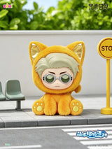 Kento Nanami plush keychain from the EAKI Jujutsu Kaisen Sitting Cat Party Series