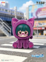 Maki Zenin plush keychain from the EAKI Jujutsu Kaisen Sitting Cat Party Series
