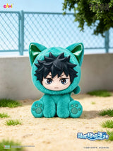 Megumi Fushiguro plush keychain from the EAKI Jujutsu Kaisen Sitting Cat Party Series