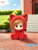 Nobara Kugisaki plush keychain from the EAKI Jujutsu Kaisen Sitting Cat Party Series