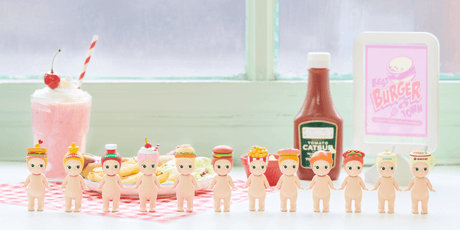 Sonny Angel Snack Series twelve regular figures with snack-themed headwear