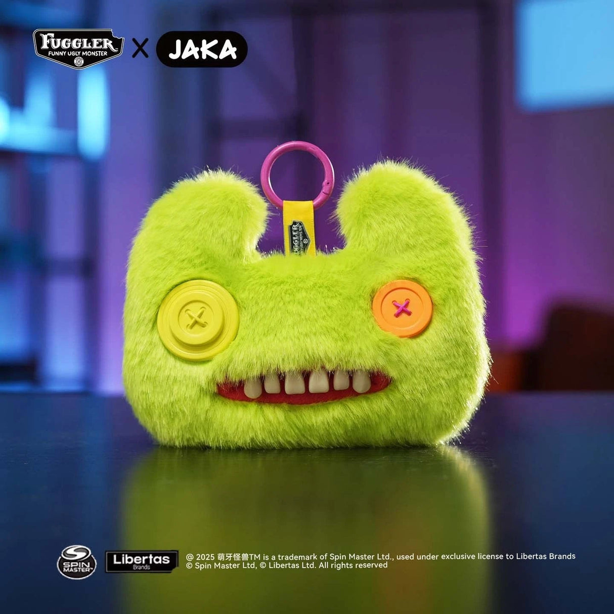 JAKA x Fuggler Funny Ugly Monster plush pendant storage bag Indecisive Monster official product image