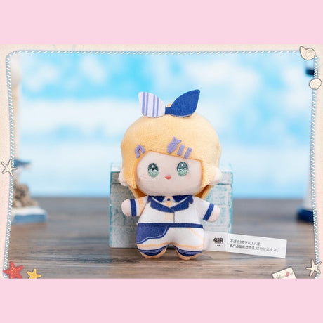 Kagamine Rin Song of Tide plush keychain in a yellow sailor outfit