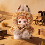 Spotted fur-hooded Sinck Mua Materialism Series plush keychain character