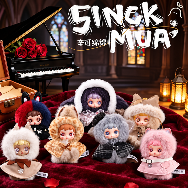 Sinck Mua Materialism Series plush keychain blind-box character lineup