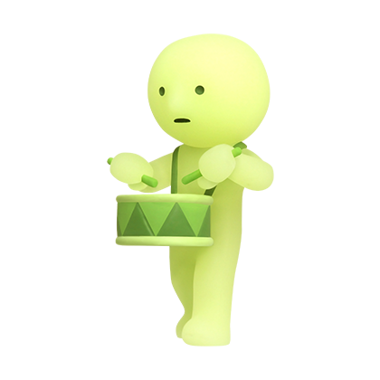 SMISKI Cheer Series On Drums figure