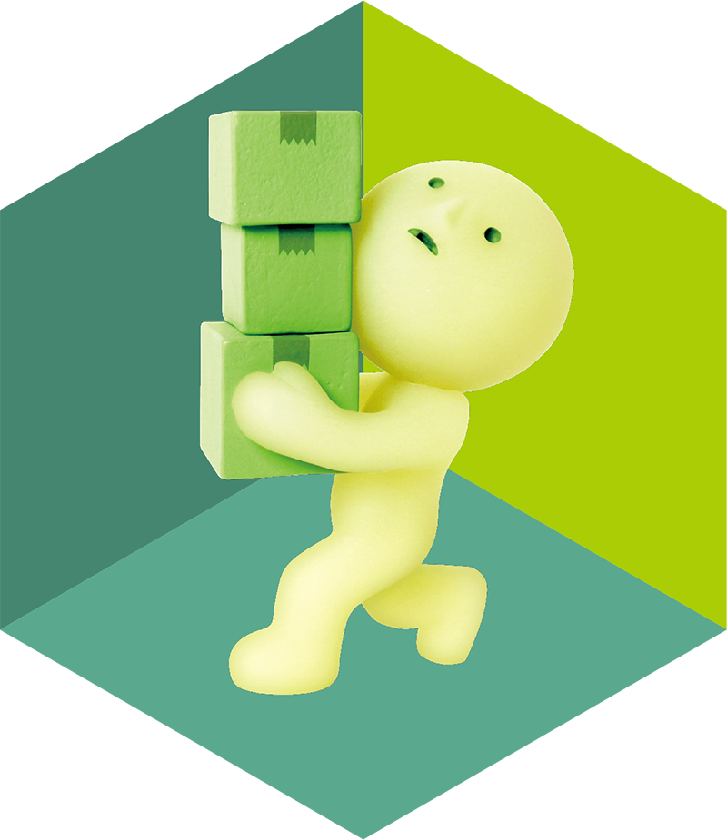 SMISKI Moving Series Balancing Boxes figure