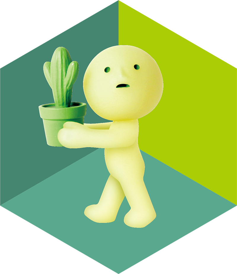 SMISKI Moving Series Green Thumb figure