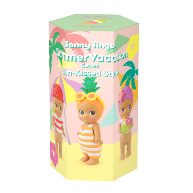 Sonny Angel Summer Vacation Sun-Kissed Style single blind box packaging