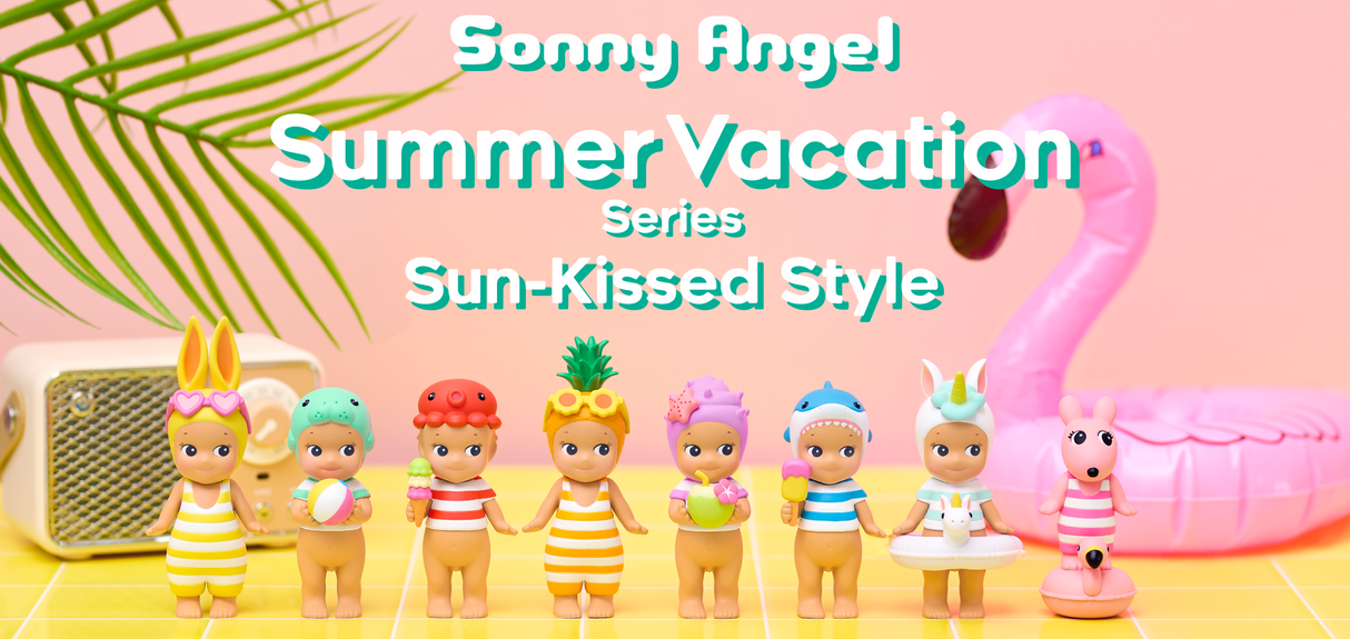 Sonny Angel Summer Vacation Sun-Kissed Style full lineup banner