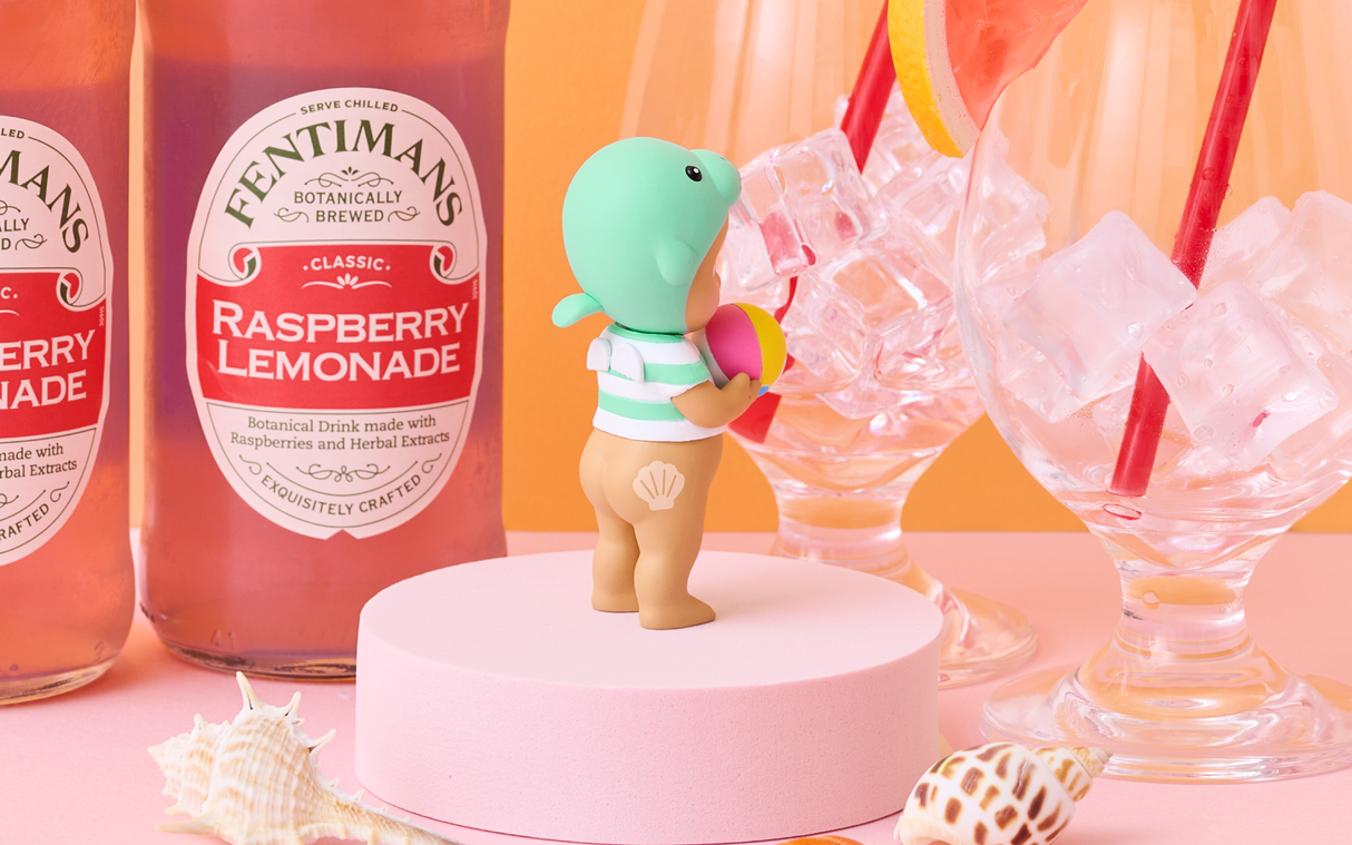 Sonny Angel Summer Vacation Sun-Kissed Style Manatee figure lifestyle image