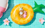 Sonny Angel Summer Vacation Sun-Kissed Style Rabbit and Shell pool float image