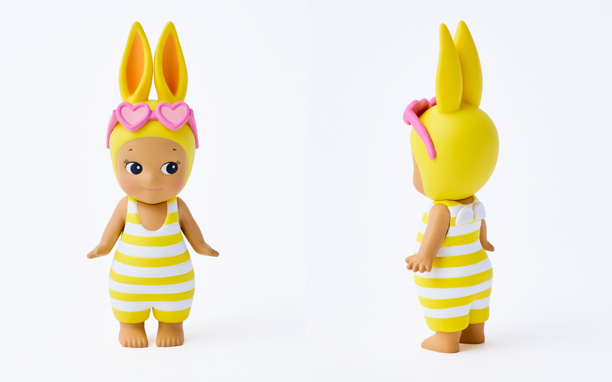 Sonny Angel Summer Vacation Sun-Kissed Style Rabbit regular design front and back