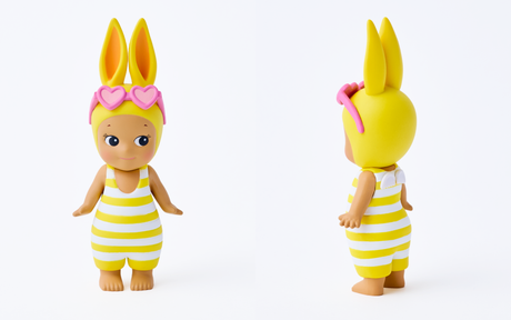 Sonny Angel Summer Vacation Sun-Kissed Style Rabbit regular design front and back
