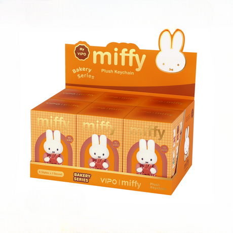 VIPO x Miffy Bakery Series full set of 6 no-repeat blind boxes display carton