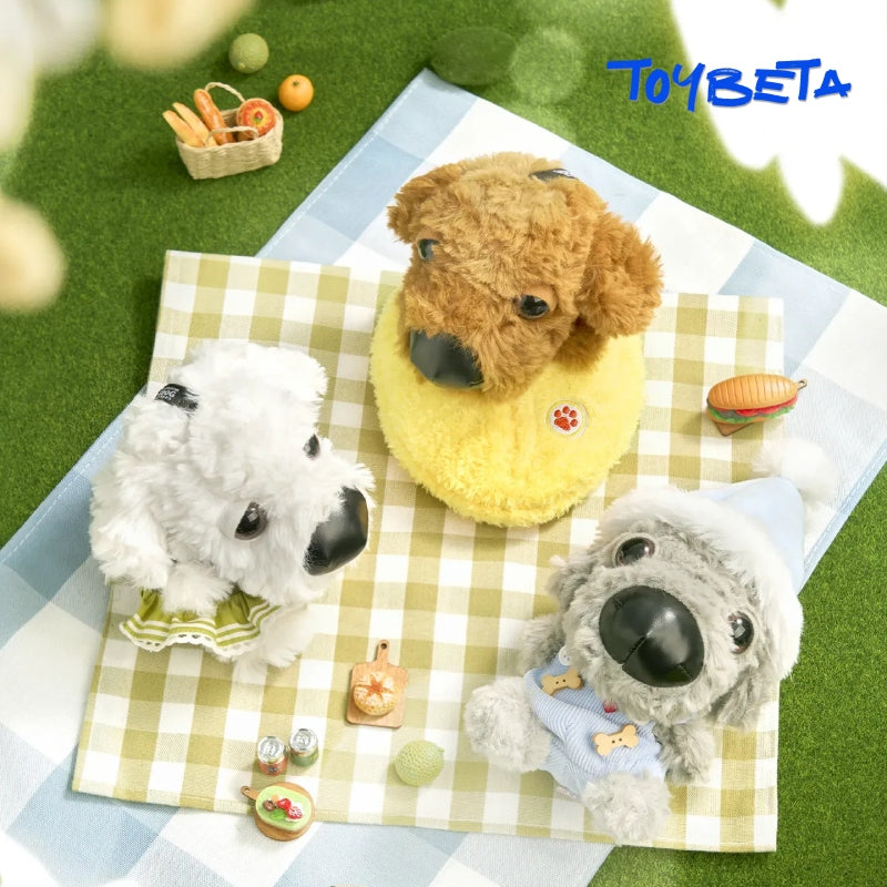 Warmate DOGGY OOTD plush dog keychain pendant detail image